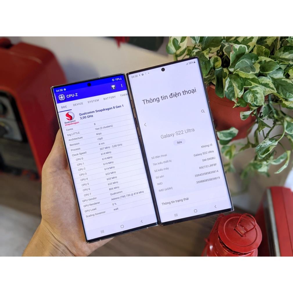 Điện Thoại Samsung Galaxy S22 Ultra 5G 2 sim Mỹ chính hãng Fullbox - Snapdragon 8 Gen 1