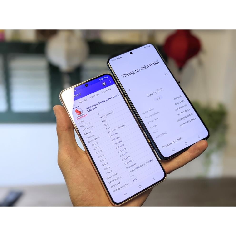 Điện Thoại Samsung Galaxy S22 5G 2 sim Snapdragon 8 Gen 1 Mỹ chính hãng | Kèm Phụ Kiện