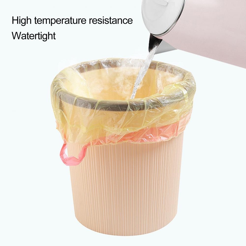 Túi Đựng Rác Tự Phân Hủy Có Dây Rút Proki Tiện Dụng Sạch Sẽ Cho Gia Đình Và Môi Trường Size 45x50cm, 1 cuộn 15 túi