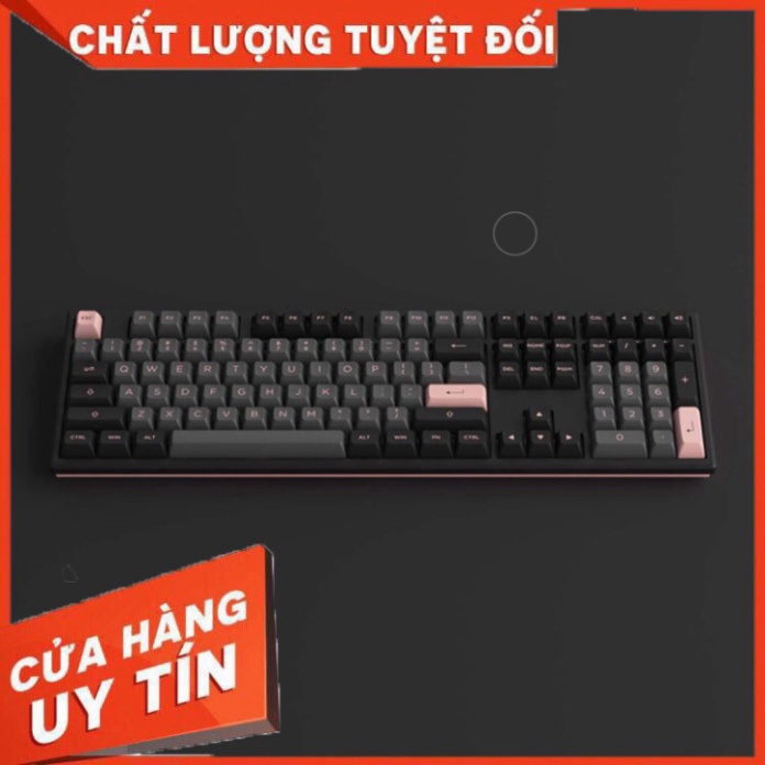 Bàn phím cơ AKKO MonsGeek MG108 Princess / Black & Pink - Hàng chính hãng