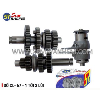 Bộ hộp số cl ̣ - cd 67 1 tới 3 lùi 1n234