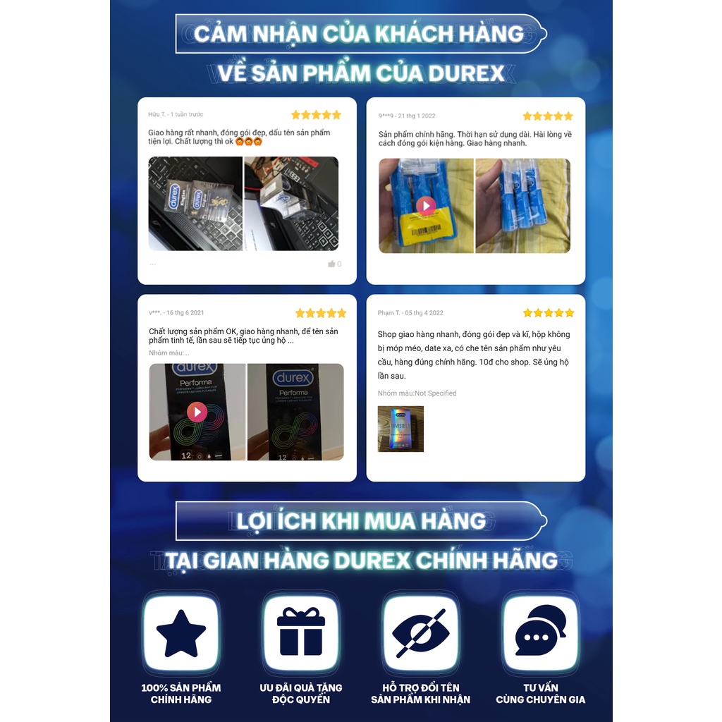 Bao cao su nam 0.01 siêu mỏng kéo dài thời gian, nhiều gel bôi trơn, gân gai khoái cảm Hộp 10 bcs