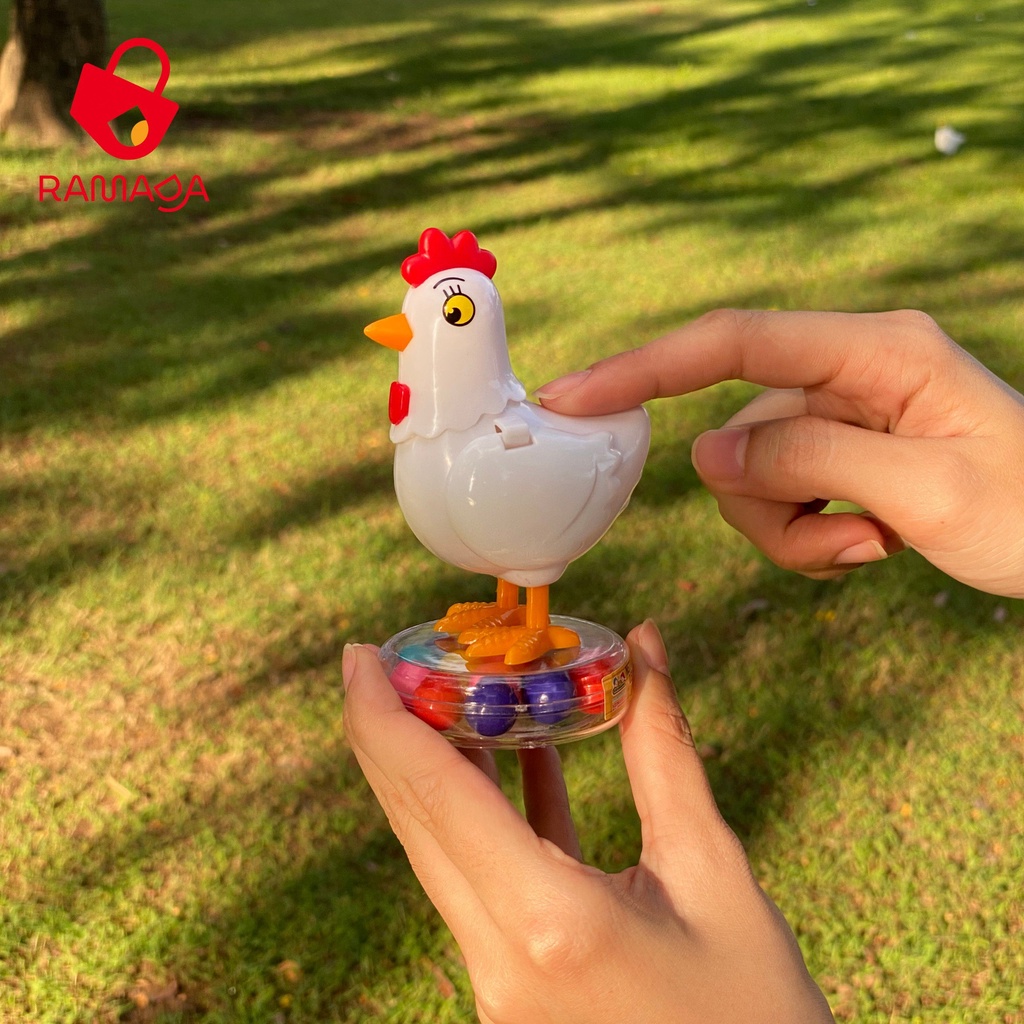 Kidsmania Đồ chơi hình con gà mái có kẹo dành cho bé