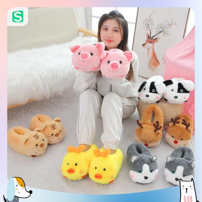 Dép Bông Hình Chú Vịt Đáng Yêu Fullsize Từ 35-42 Hot Hit 2022