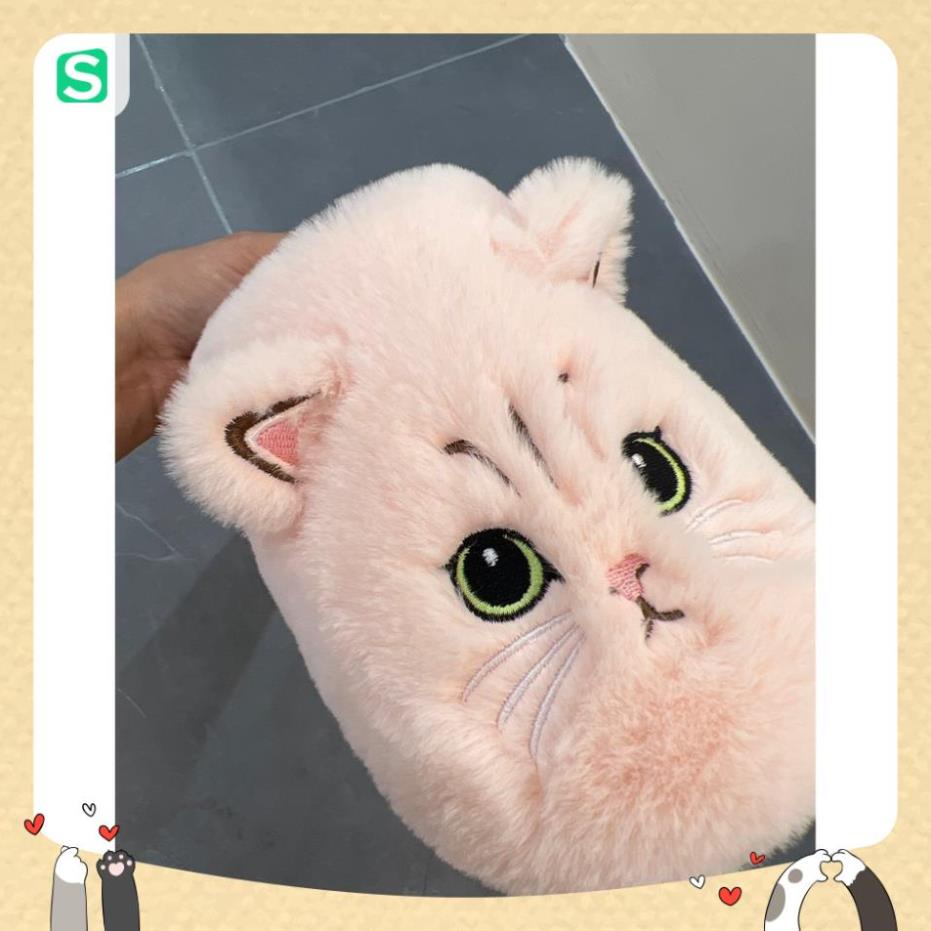 Dép Bông Mang Trong Nhà Hình Mèo Cục Súc Dễ Thương Fullsize Hot Hit Dành Cho Nam Nữ 2022