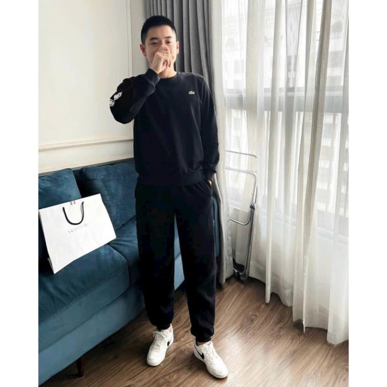 Bộ nỉ nam da cá chạy viền cho nam -giá tốt