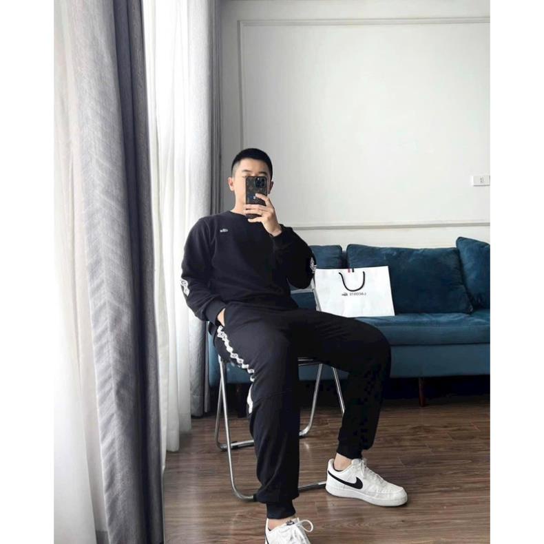 Bộ nỉ nam da cá chạy viền cho nam -giá tốt