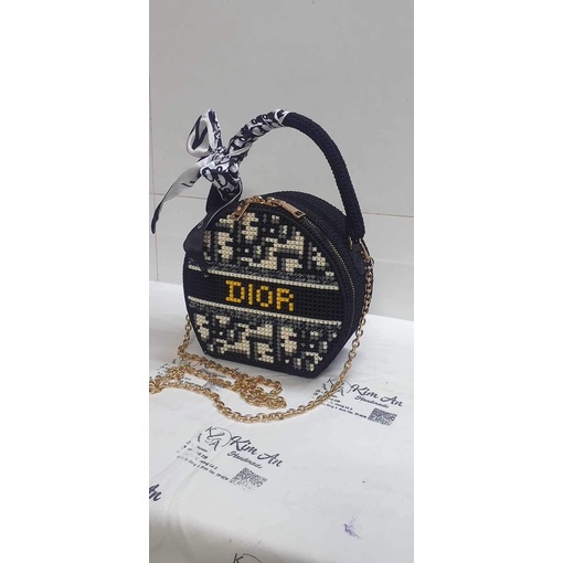 CANVAT CẮT VẼ SẴN TÚI TRỐNG TRÒN