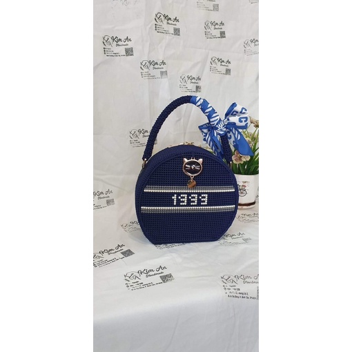 CANVAT CẮT VẼ SẴN TÚI TRỐNG TRÒN