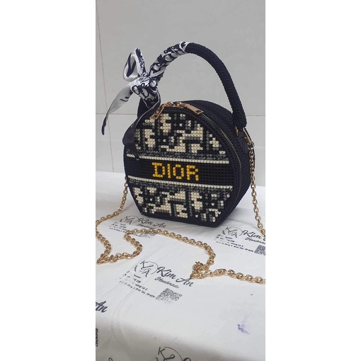 CANVAT CẮT VẼ SẴN TÚI TRỐNG TRÒN