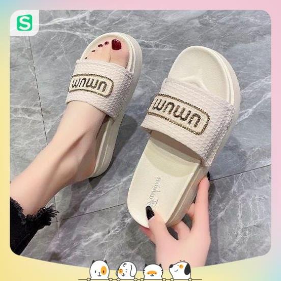 Dép Bánh Mỳ Nữ MUMU Độn Đế Siêu Hót Trends