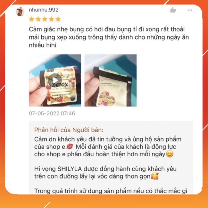 Gói Detox 5 viên ban đêm Slim x3