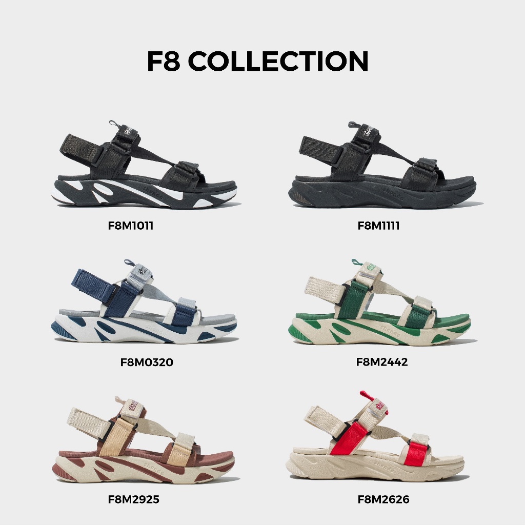 Giày Sandals F8 Shondo Full Đen F8M1111