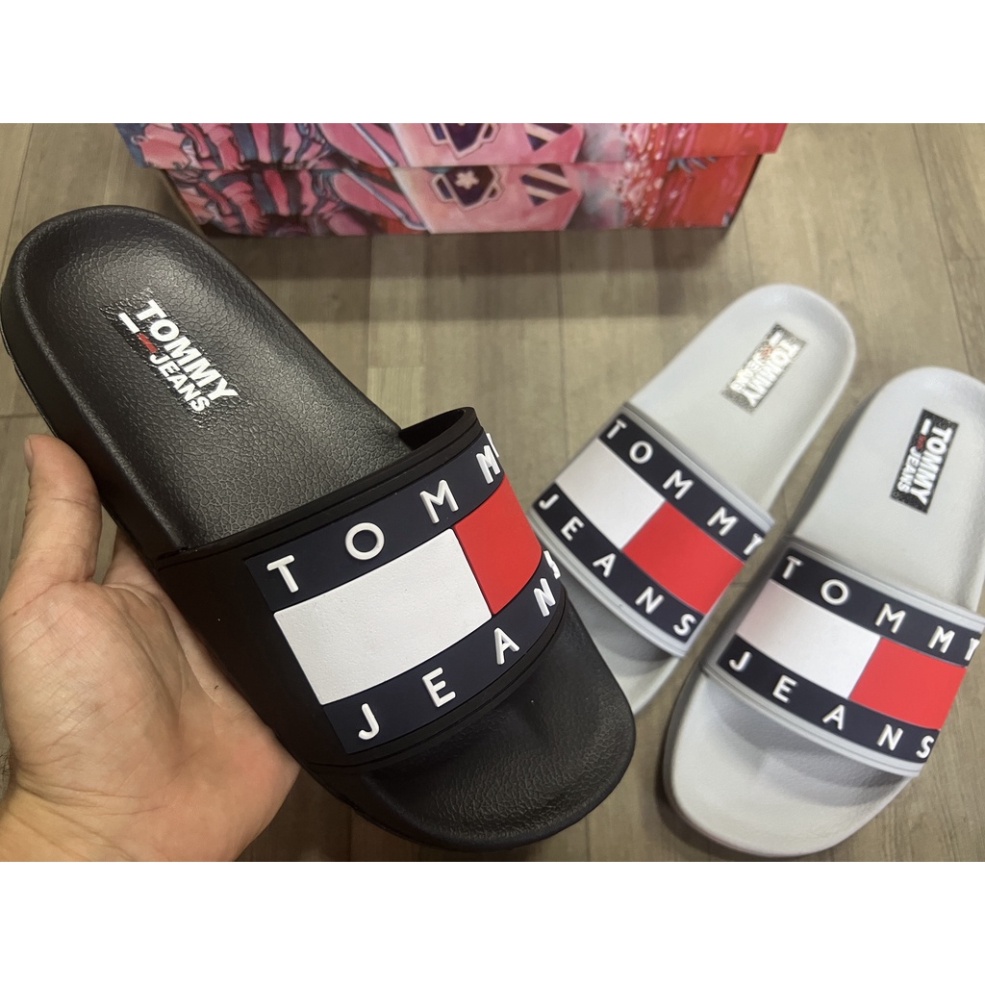Dép Nam Nữ Tommy Quai Ngang, Dép Đế Cao Su Non Êm Chân, Mẫu Mới Nhất 2023