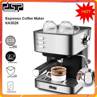 Máy pha cà phê đa năng thương hiệu cao cấp dsp ka3028 - công suất: 850w - kích thước: 21.5x25x28.8cm - hàng nhập khẩu