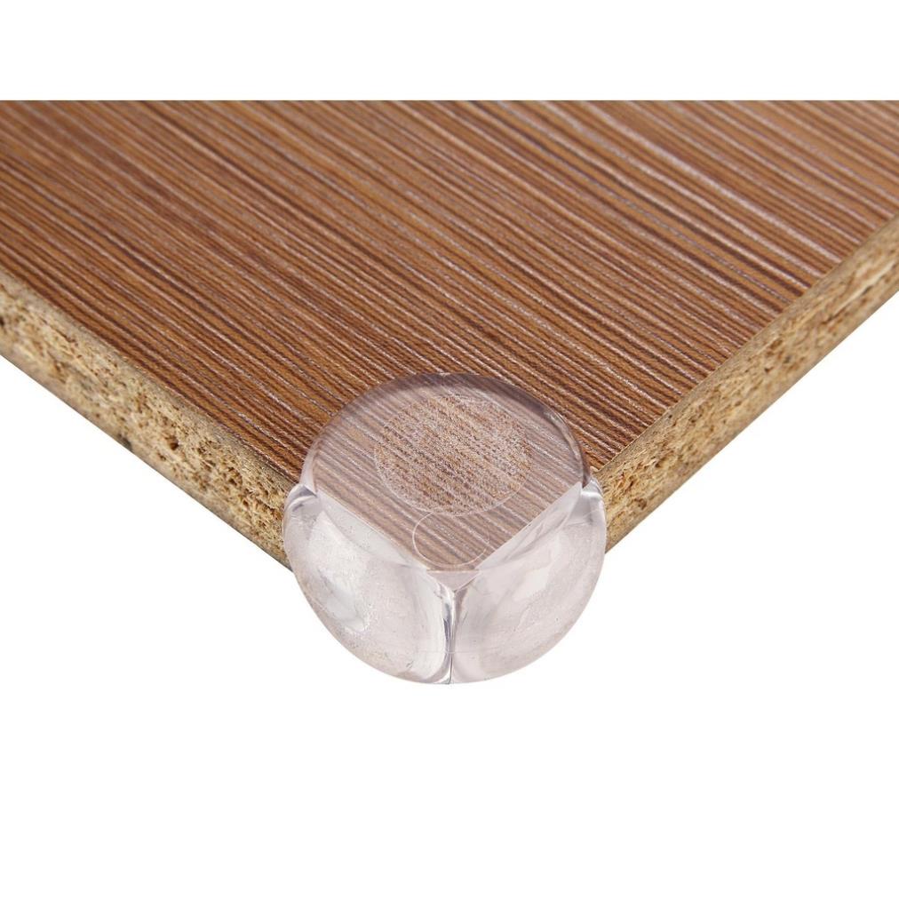 Miếng Bịt Góc Bàn Bọc Góc Bàn Bo Tròn Bọc Cạnh Bàn Hình Vuông Kèm Băng Dính