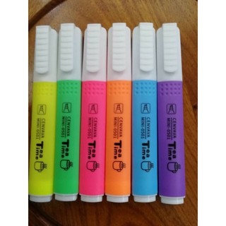Bút dạ quang cenvava nhỏ ngòi 4mm - bút highlight mini 0501 - highlighter pen ink cenvava