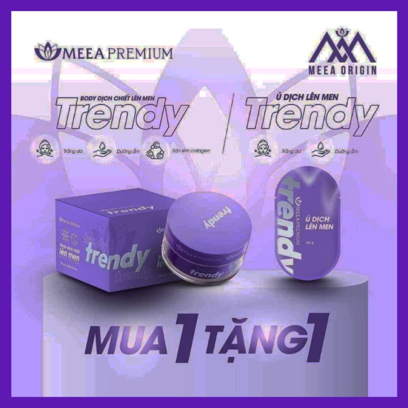 Body Tím Trendy Chính Hãng Kèm Ủ Trắng