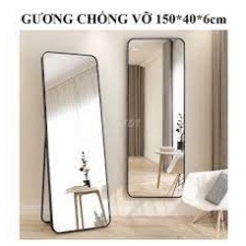 Gương soi toàn thân , gương chống vỡ Kích thước lớn 150x40cm