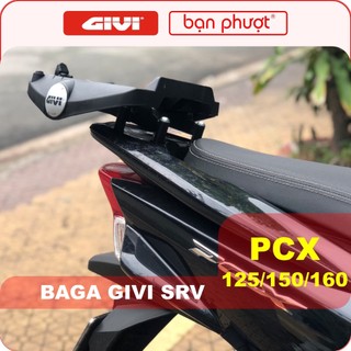 Baga Givi Sau Xe PCX 125, PCX 150, PCX 160 - Cảng Givi PCX125, PCX150, PCX160 - SRV PCX125/150/160 - Bạn Phượt