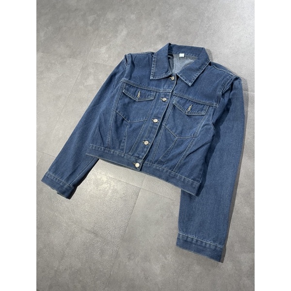 Áo khoác Denim Jacket dáng crop unisex AB101