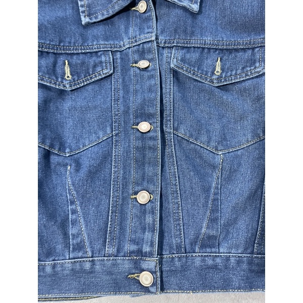 Áo khoác Denim Jacket dáng crop unisex AB101