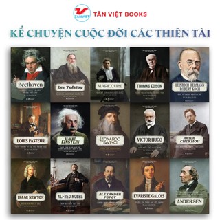 Sách - combo 15 cuốn kể chuyện cuộc đời các thiên tài - tân việt