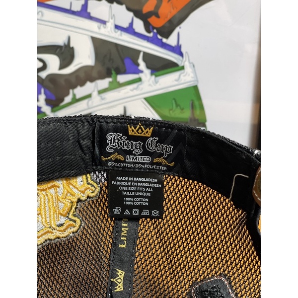 Nón King Cap thêu ngầu cực