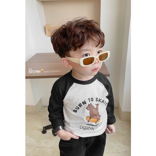 Áo phông ragilan thu đông cho bé