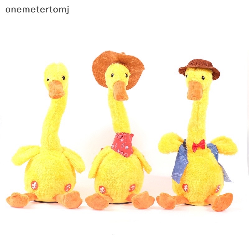 Đồ chơi vịt nhồi bông biết nhảy múa, hát và nhại giọng nói cho bé, kèm combo phụ kiện
