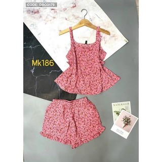 Set mặc nhà 2 dây tầng mặc siêu mát
