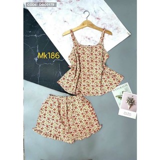 Set mặc nhà 2 dây tầng mặc siêu mát