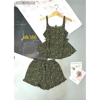 Set mặc nhà 2 dây tầng mặc siêu mát