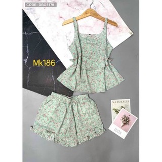 Set mặc nhà 2 dây tầng mặc siêu mát