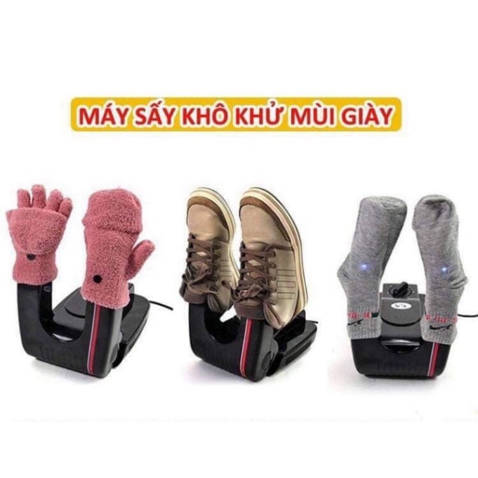 Máy Sấy Giày, Máy Làm Khô Giày Khử Mùi Hôi Diệt Khuẩn 2 Cầu Cao Cấp - Bảo Hành 12 Tháng - FreeShip New
