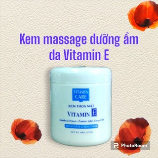 Kem massage dưỡng ẩm da vitamin e naco