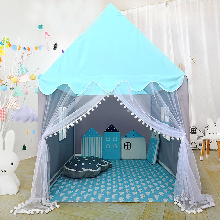 Lều cho bé, lều công chúa hoàng tử vải COTTON hàng cao cấp