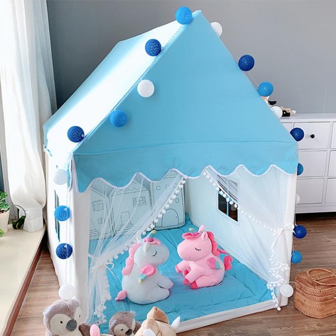 Lều cho bé, lều công chúa hoàng tử vải COTTON hàng cao cấp