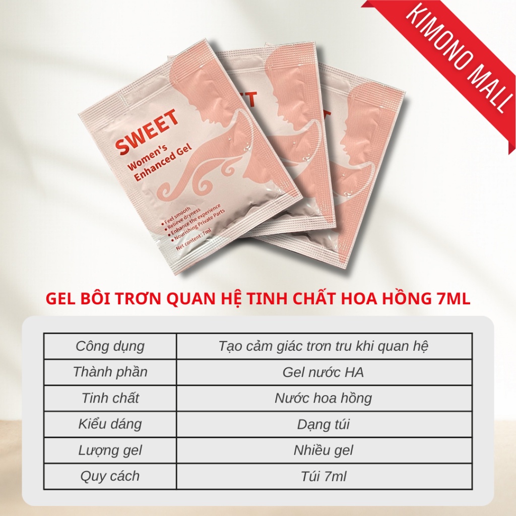 Gel bôi trơn quan hệ Juncai dạng nước 7ML