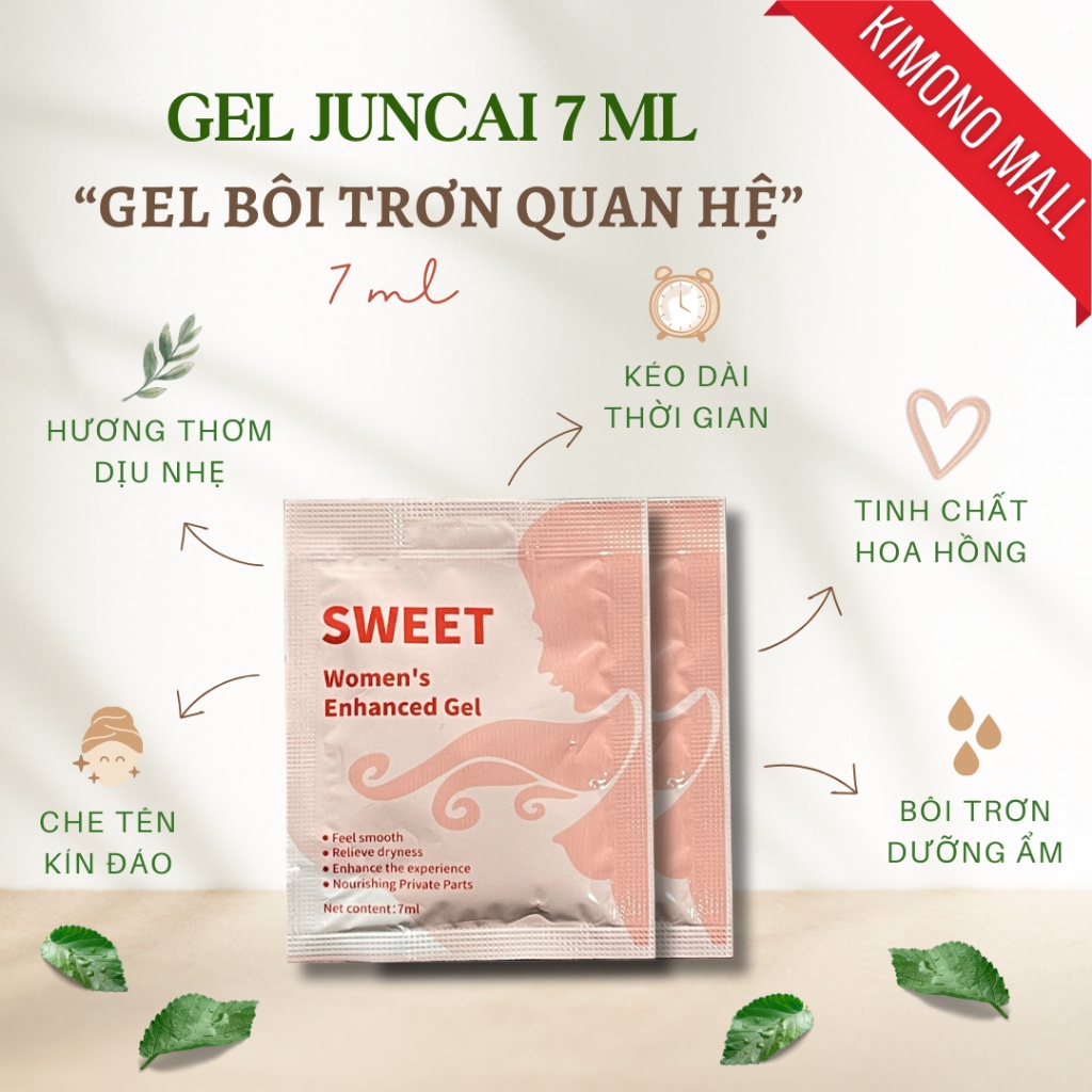 Gel bôi trơn quan hệ Juncai dạng nước 7ML