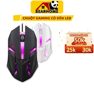 Chuột gaming có dây giá rẻ Tặng lót chuột chuột chơi máy tính chơi game có đèn led cho game thủ và làm việc văn phòng