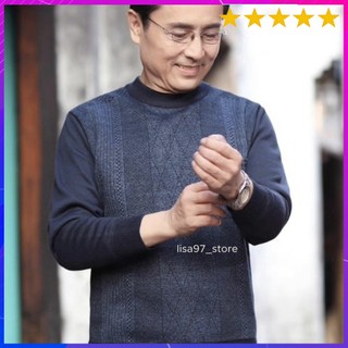 Áo len nam trung niên cao cấp hàng quảng châu + ảnh thật - lisa97_store