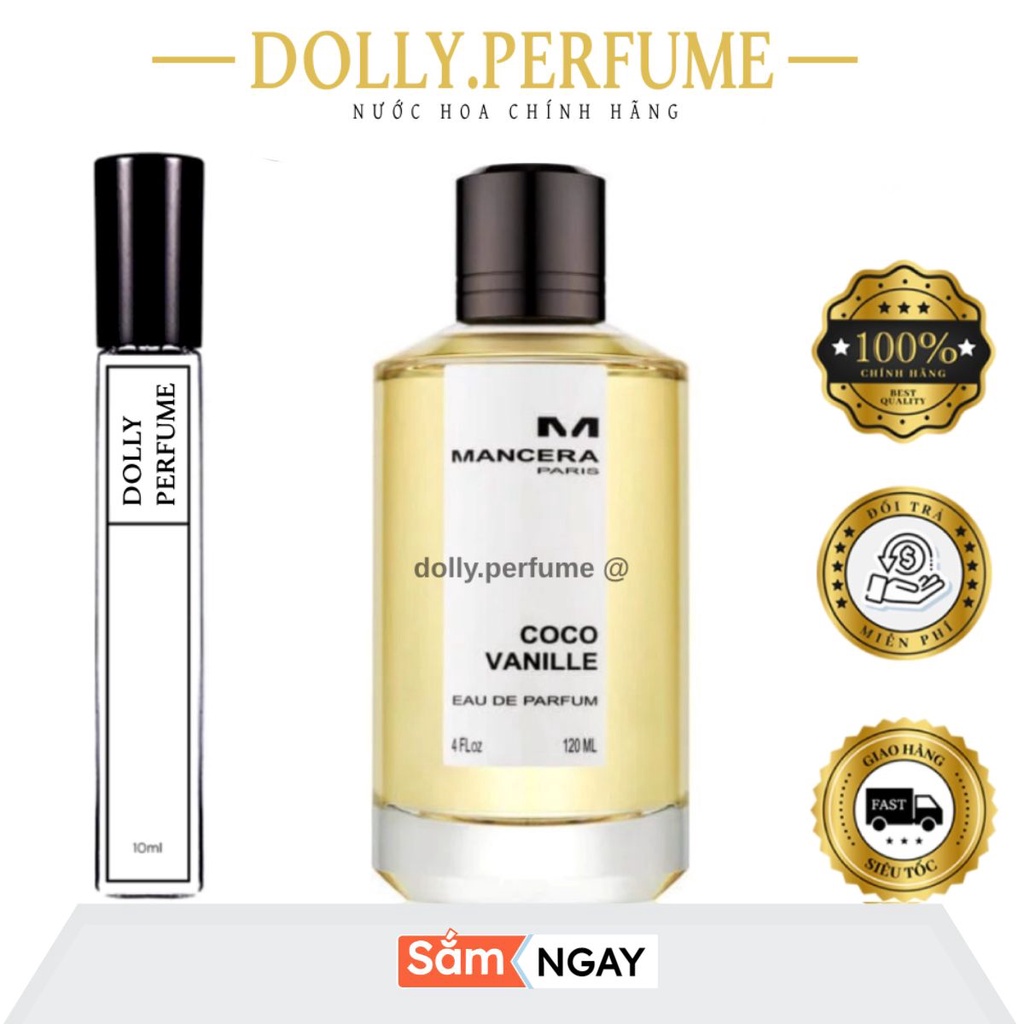 Tester Nước hoa Mancera Coco Vanille Eau de Parfum Chính Hãng
