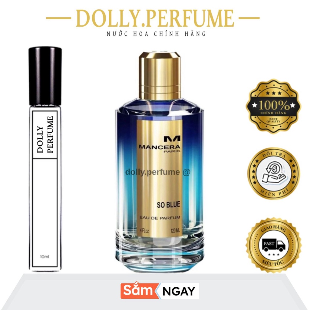 Tester Nước hoa Mancera So Blue Eau de Parfum Chính Hãng