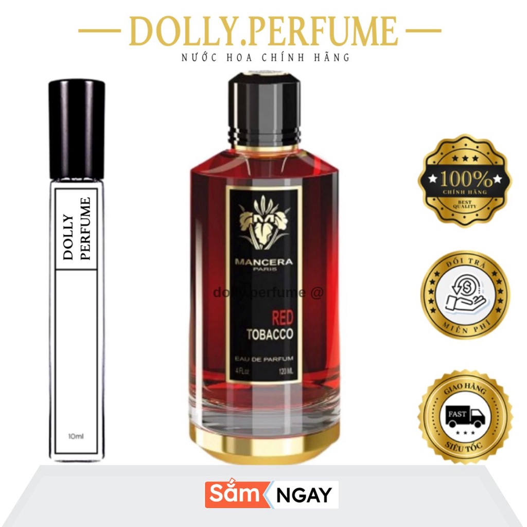 Tester Nước hoa Mancera Red Tobacco Eau de Parfum Chính Hãng