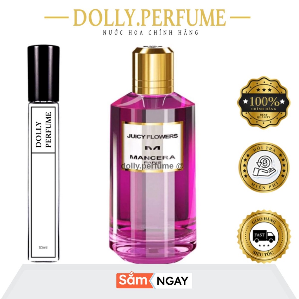 Tester Nước hoa nữ Mancera Juicy Flowers Eau de Parfum Chính Hãng