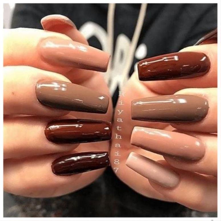 Sét tông nâu 9 màu 15ml tặng bảng màu