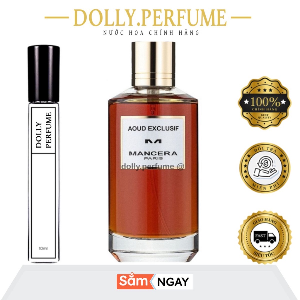 Tester Nước hoa Mancera Aoud Exclusif Eau de Parfum Chính Hãng