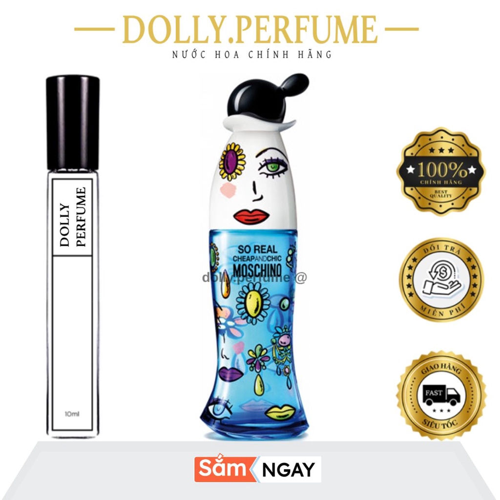 Tester Nước hoa nữ Moschino Cheap & Chic So Real Chính Hãng