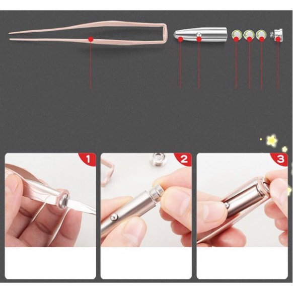Bộ lấy ráy tai, ngoáy tai có đèn cho bé Bộ dụng cụ lấy ráy tai chuyên nghiệp